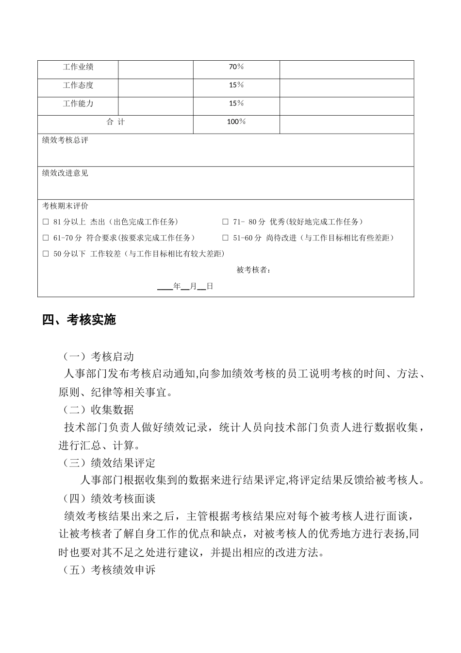 设备研发公司技术人员考核制度_第3页