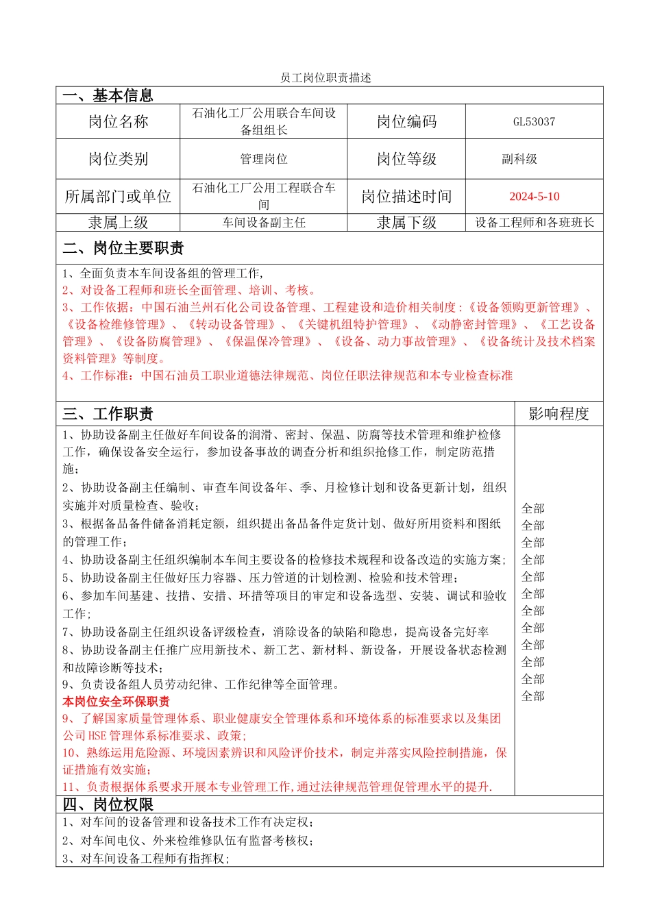 设备组长岗位职责描述_第1页