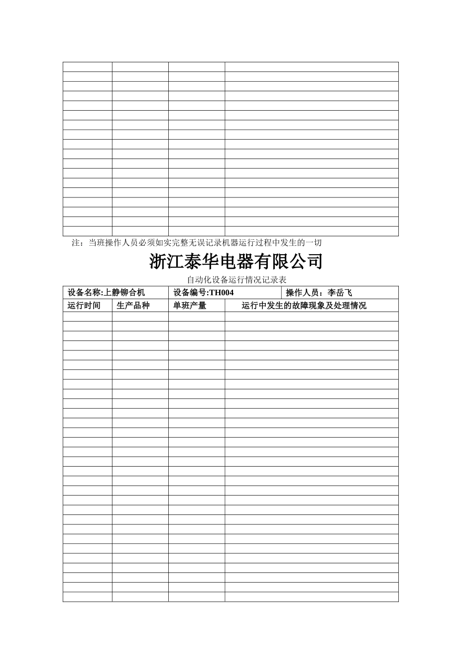 设备运行记录表_第3页