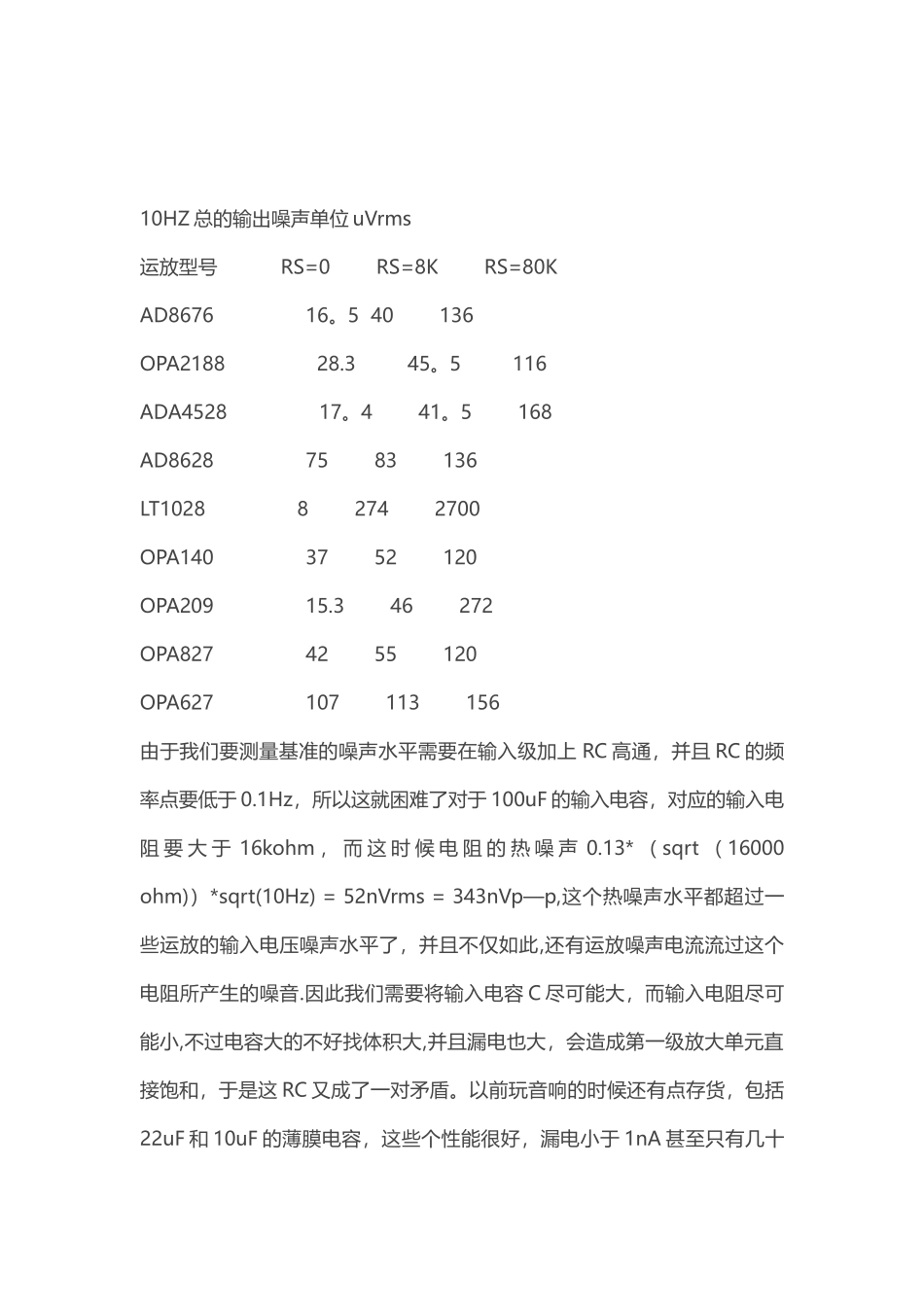 设计制作并验证0.1Hz10Hz超低频微弱噪音检测放大器_第3页