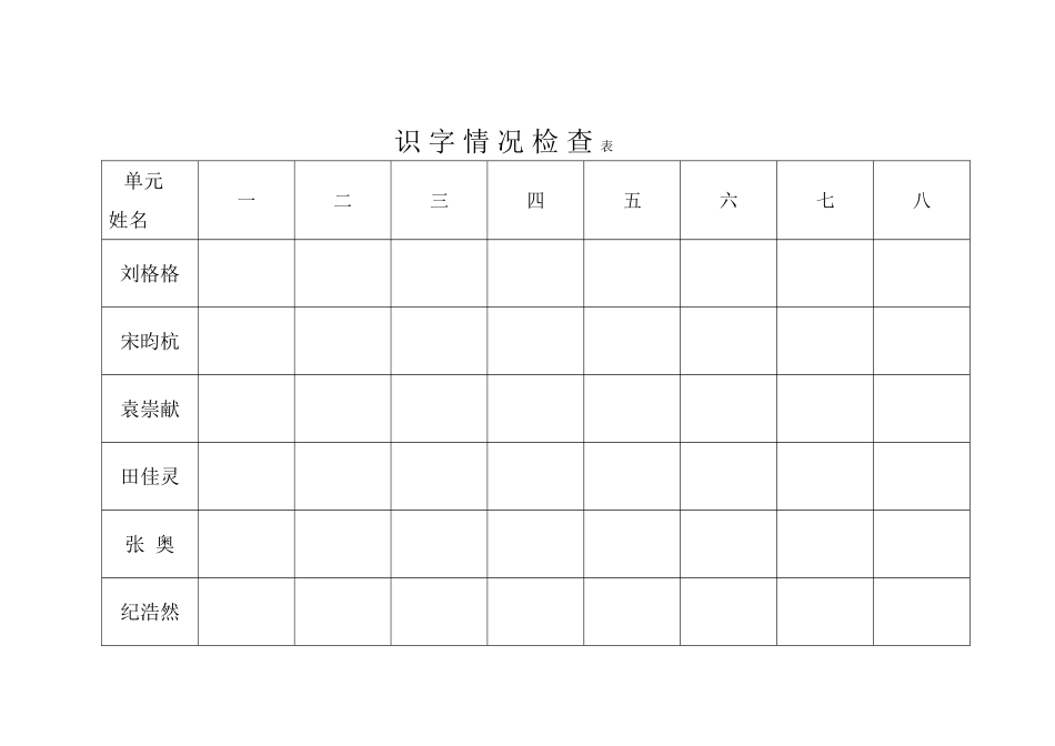 识-字-情-况-检-查-表12_第2页