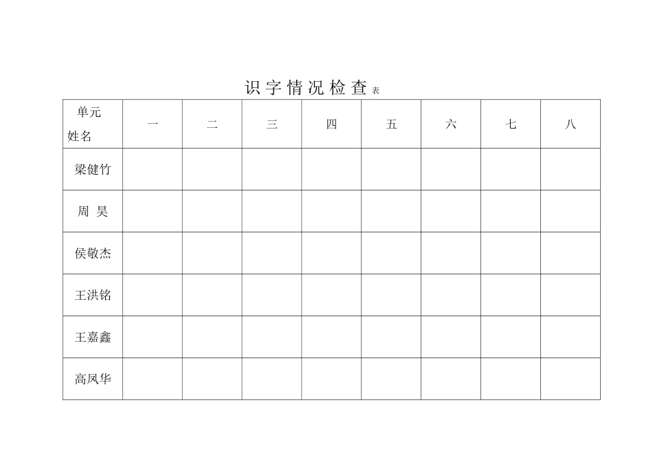 识-字-情-况-检-查-表12_第3页