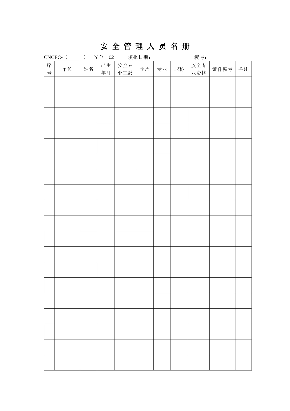 02安全管理人员名册_第1页