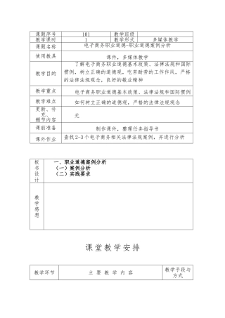 101_职业道德案例分析报告