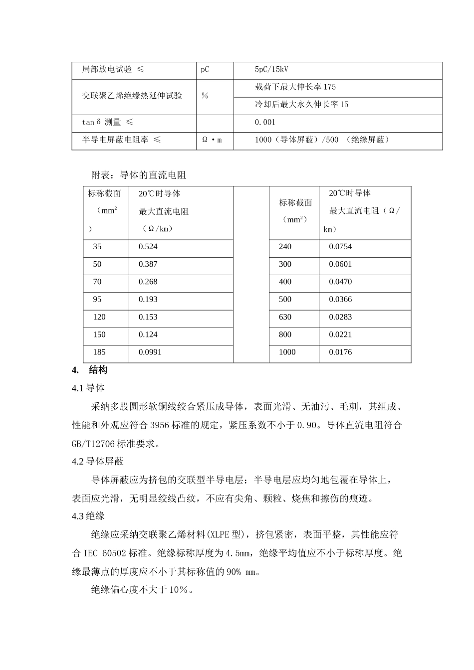 10kV交联聚乙烯绝缘电力电缆介绍_第2页