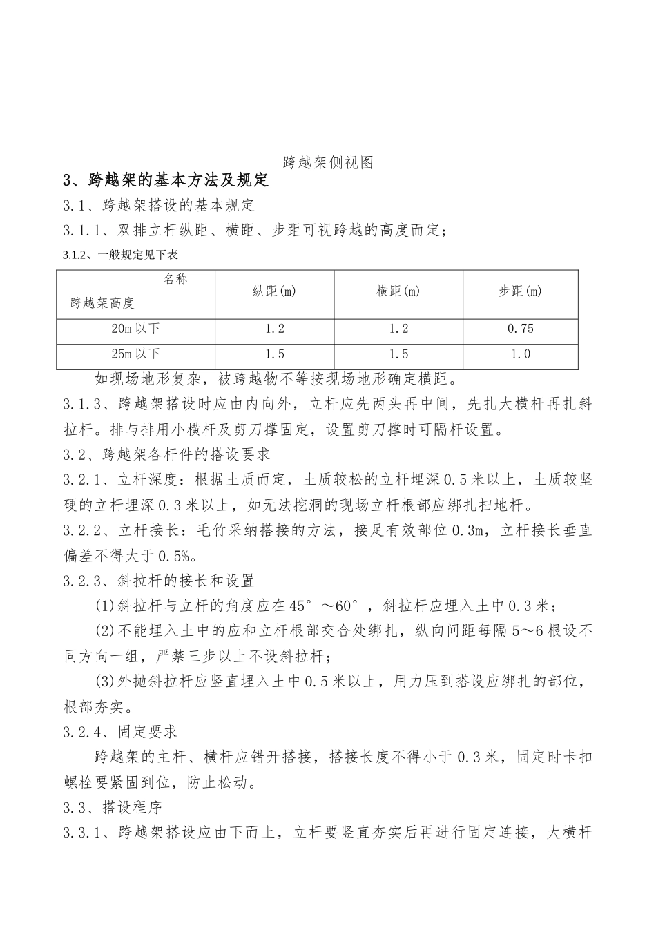 10kV跨越架搭设工程施工组织设计方案_第2页