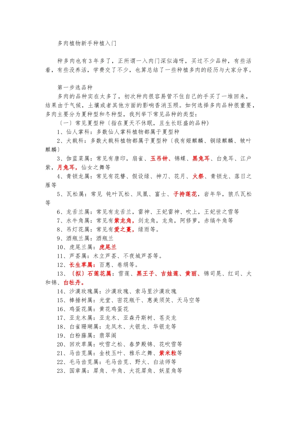 1多肉植物新手种植入门_第1页