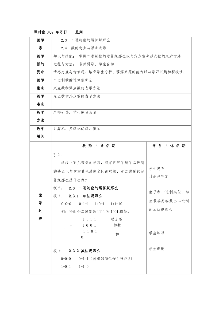 2.3-二进制运算规则_第1页