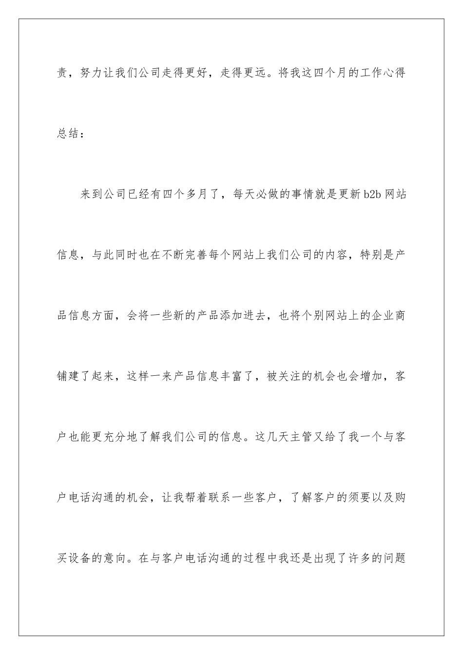 2024业务员年工作总结_第2页