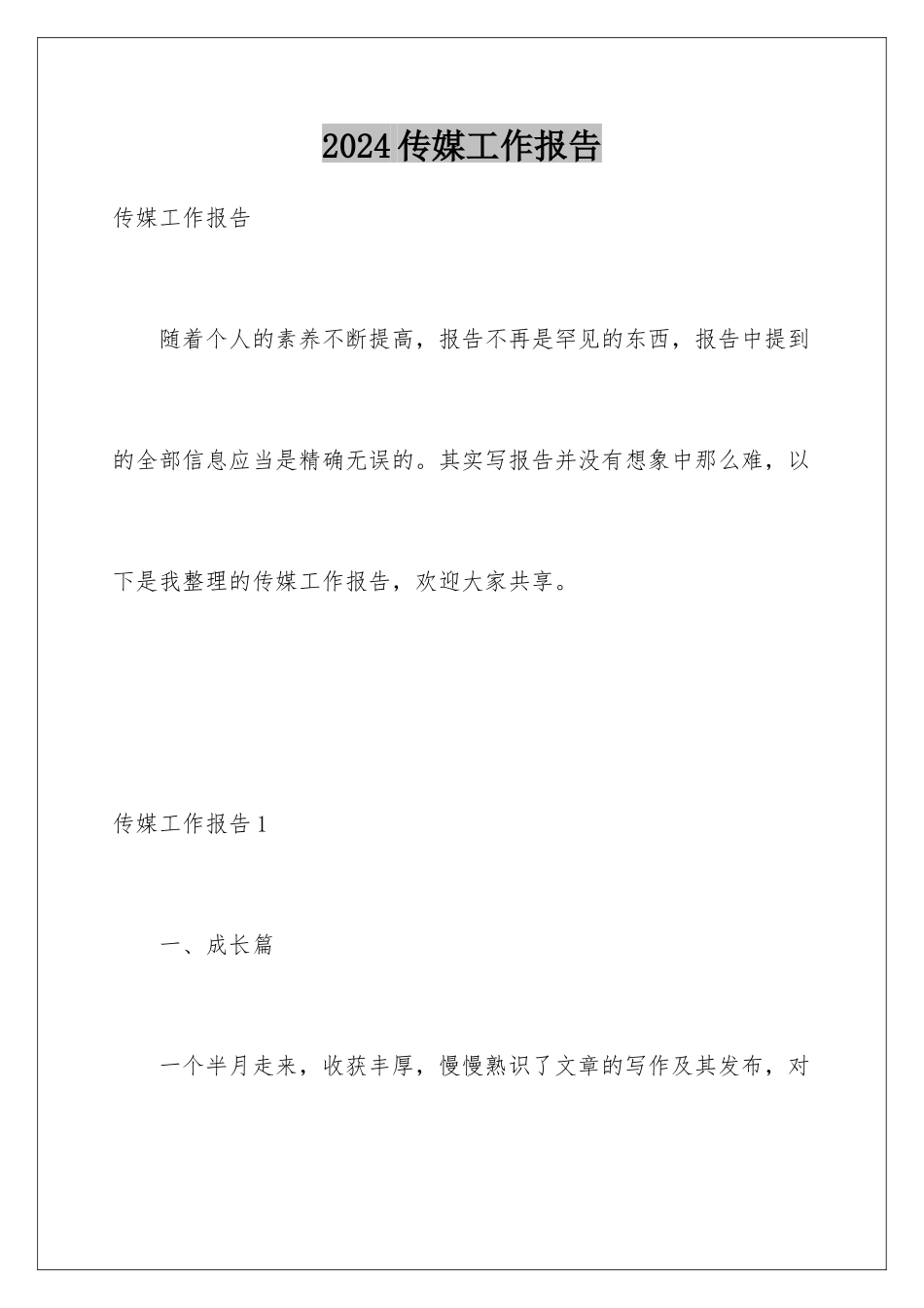 2024传媒工作报告_第1页
