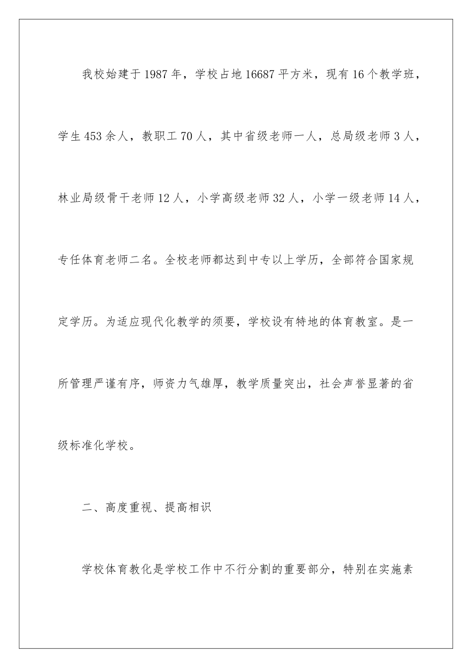 2024体育工作自查报告_第2页