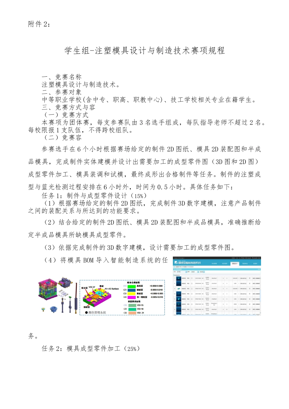 2024全国技能大赛附件2-注塑--学生赛规程完整_第1页