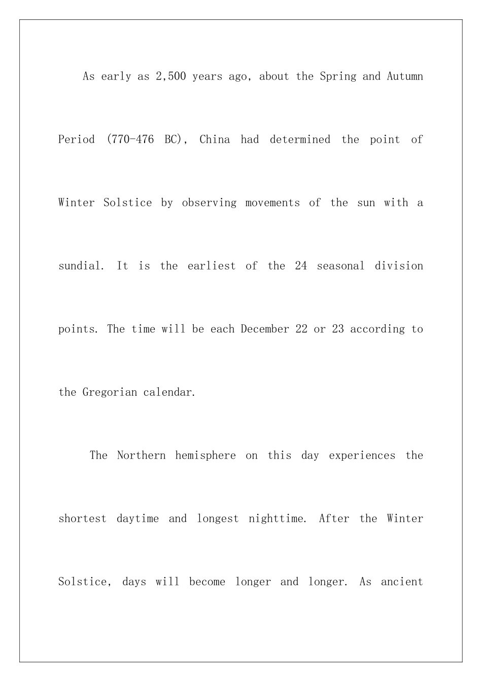 2024冬至的由来英文版_第2页