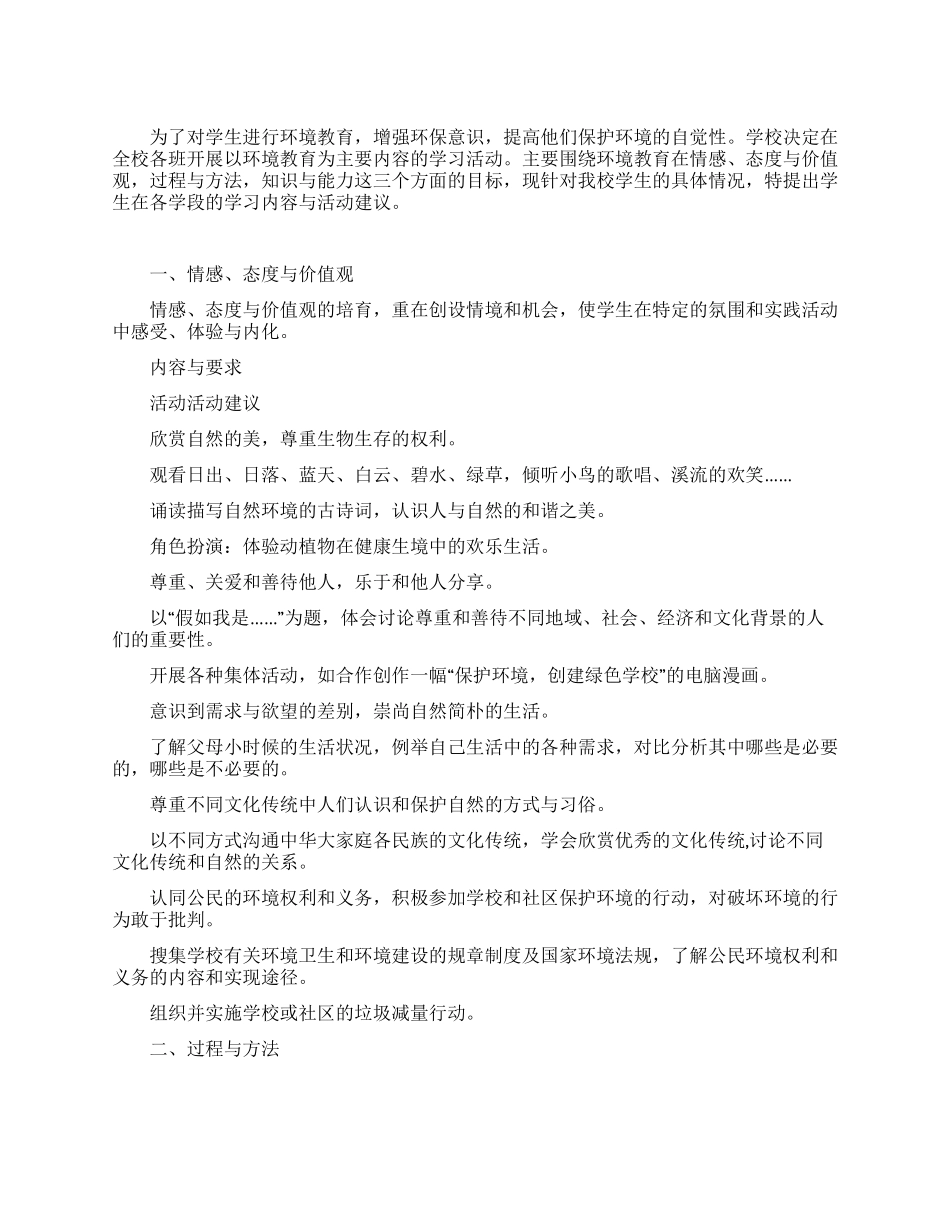 2024创建绿色学校教研活动的计划_第1页