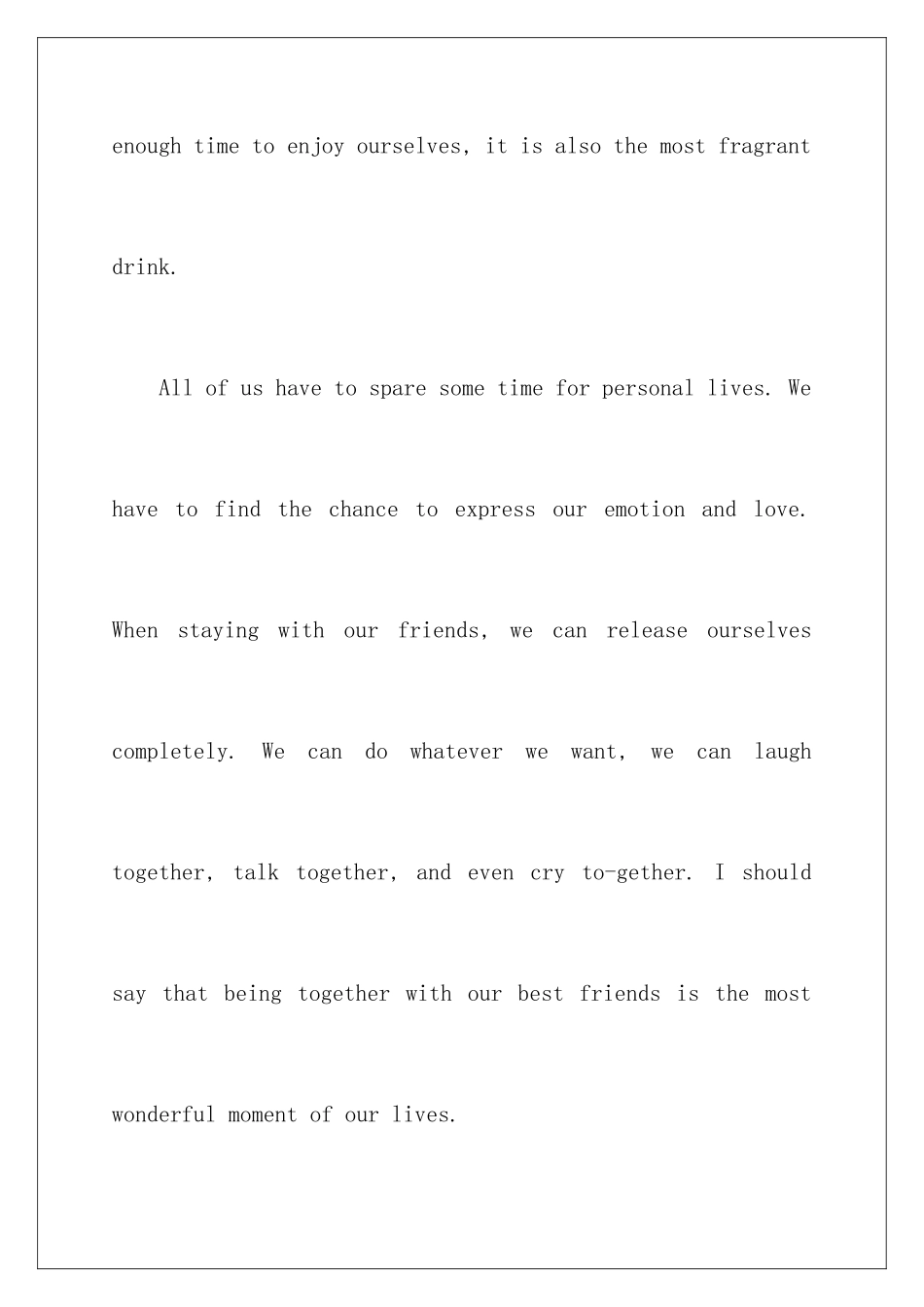 2024友谊的英文演讲稿_第3页