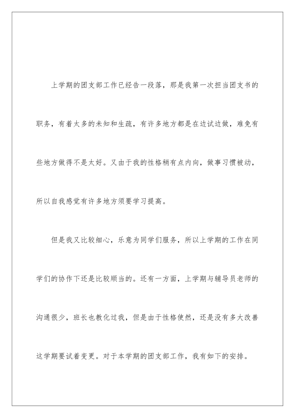 2024团支书工作计划_第2页