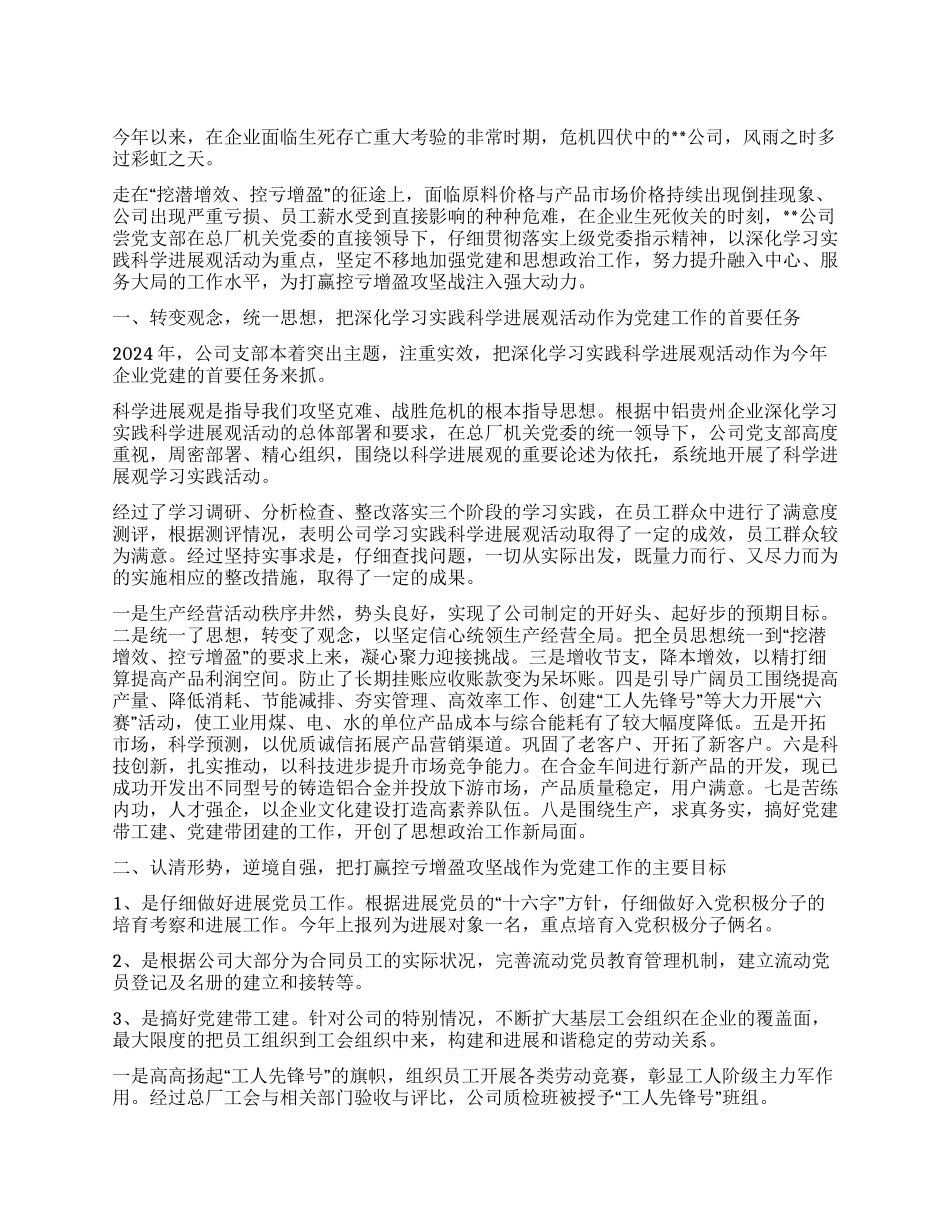 2024年上半年党务工作总结暨下半年工作打算_第1页