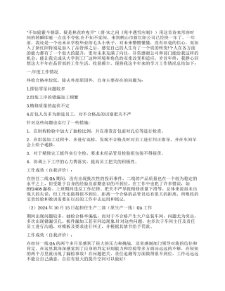2024年个人工作年终总结