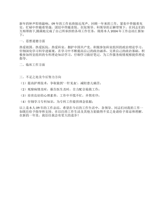 2024年党员护士年终总结
