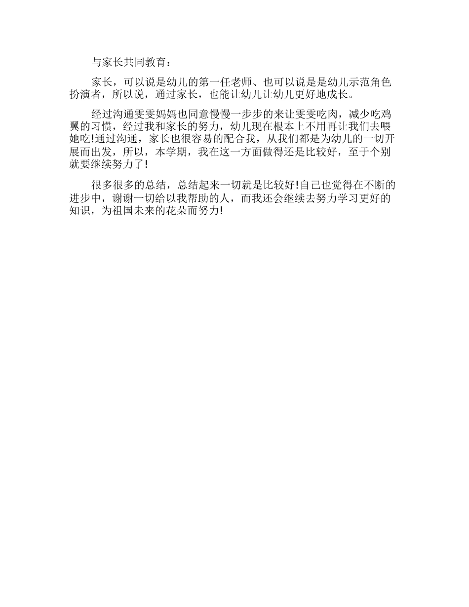 2024年幼师工作总结2000字_第2页