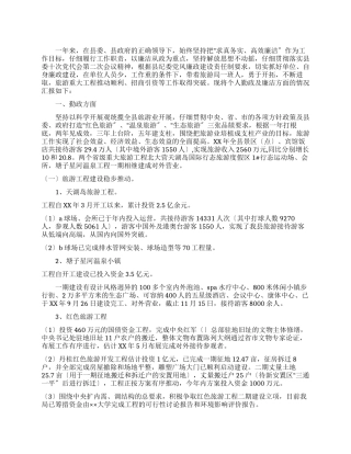 2024年度旅游局述职述廉报告