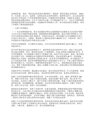 2024年度法院述职报告