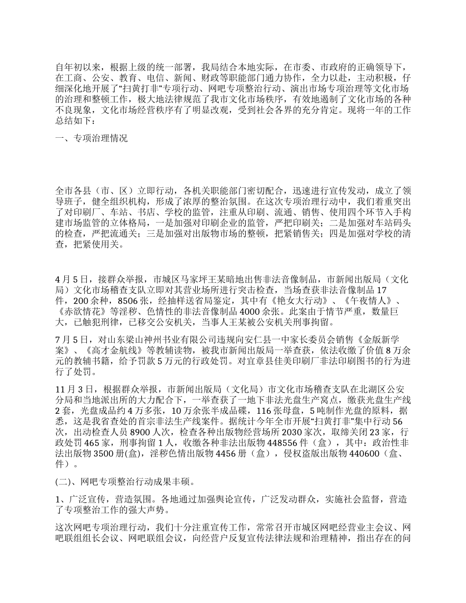 2024年文化局工作总结_第1页