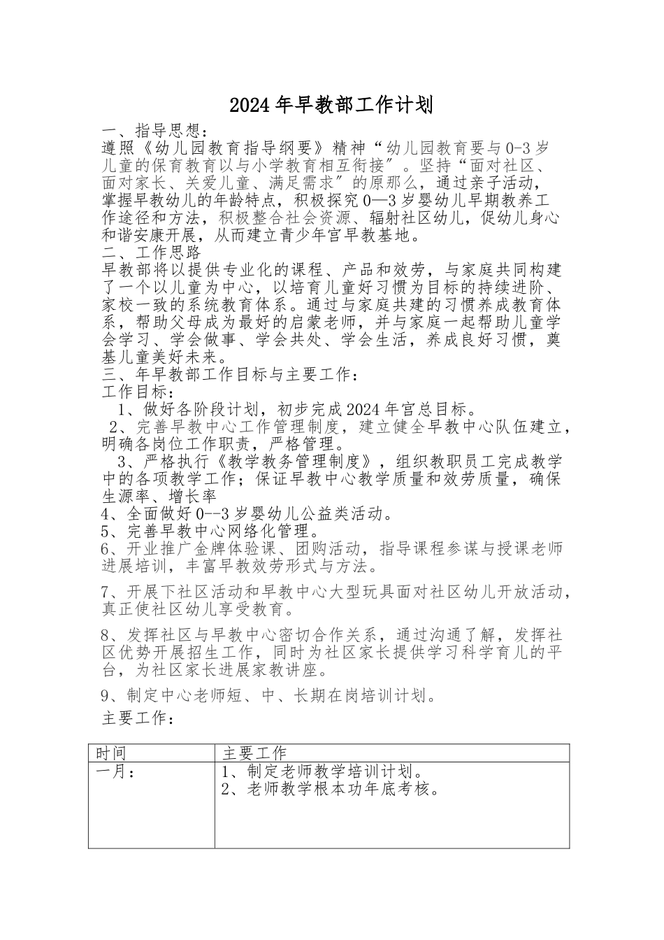 2024年早教部工作计划总结_第1页