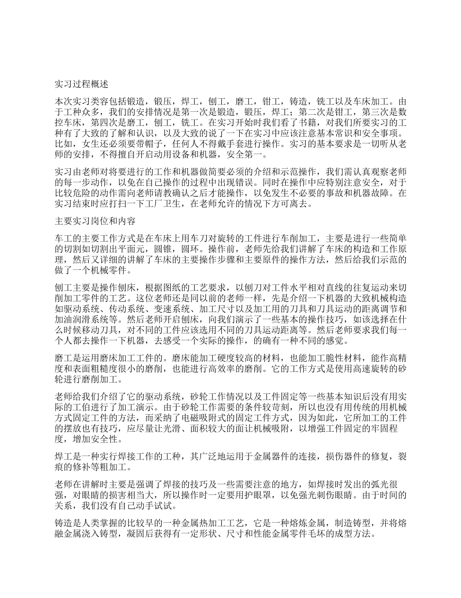 2024金工实习报告_第1页