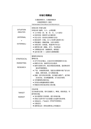 21世纪的市场行销学讲义全