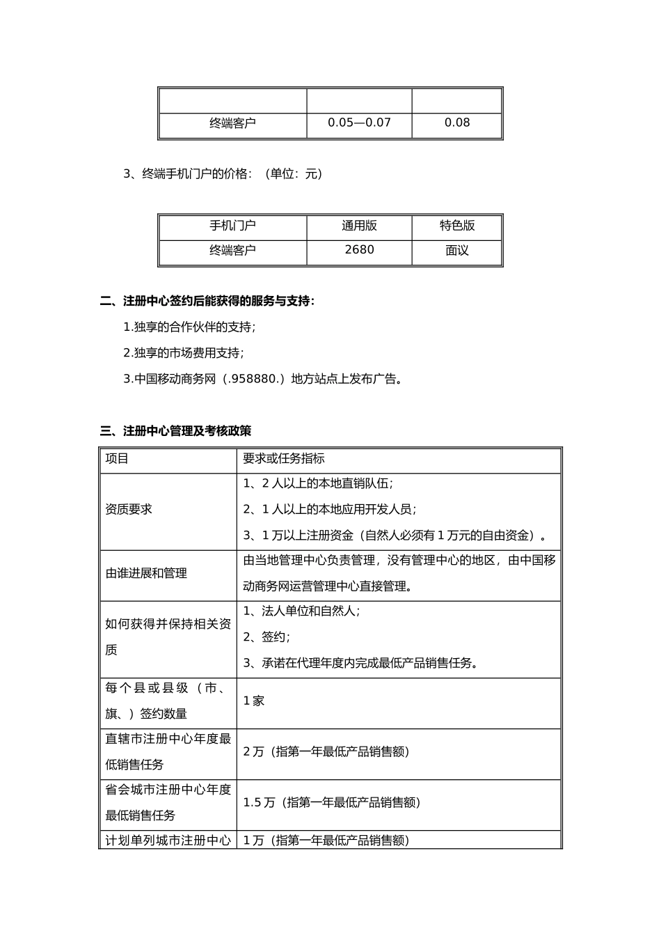 3G产品授权注册机构注册中心业务规范_第2页