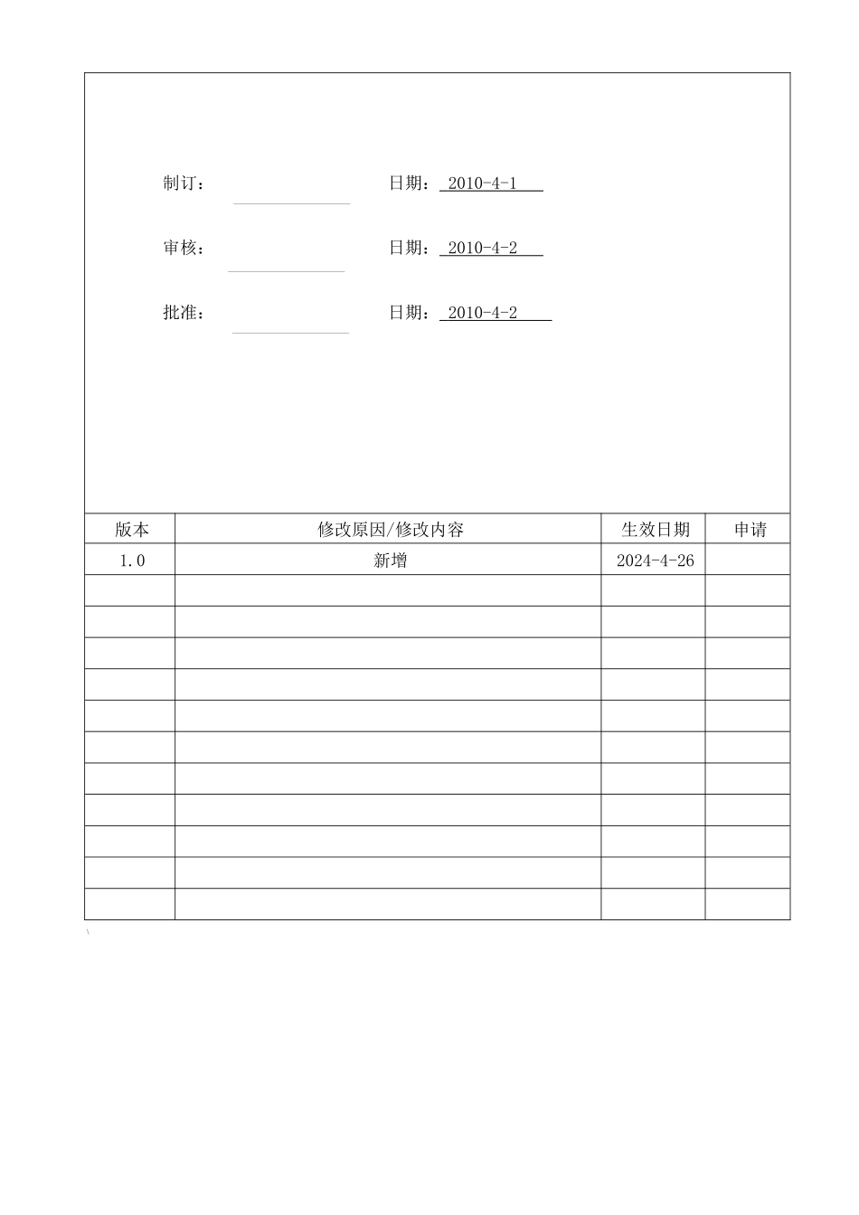 3WI-C-003 SMT全自动印刷机操作规程和管理办法_第1页
