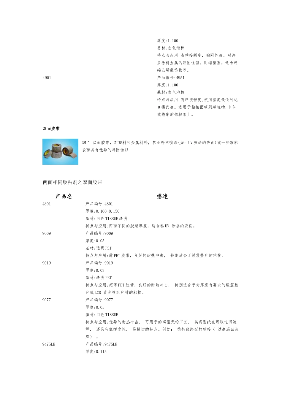 3M各类常用胶带型号及其简介_第2页