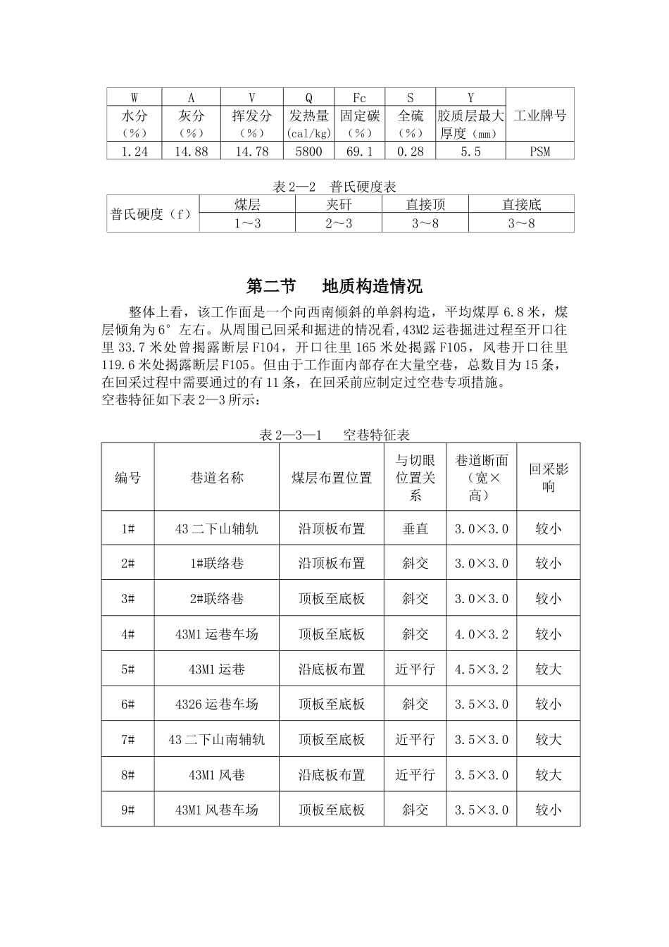 43M2低位放顶煤综采工作面作业规程最新版本备份1_第2页
