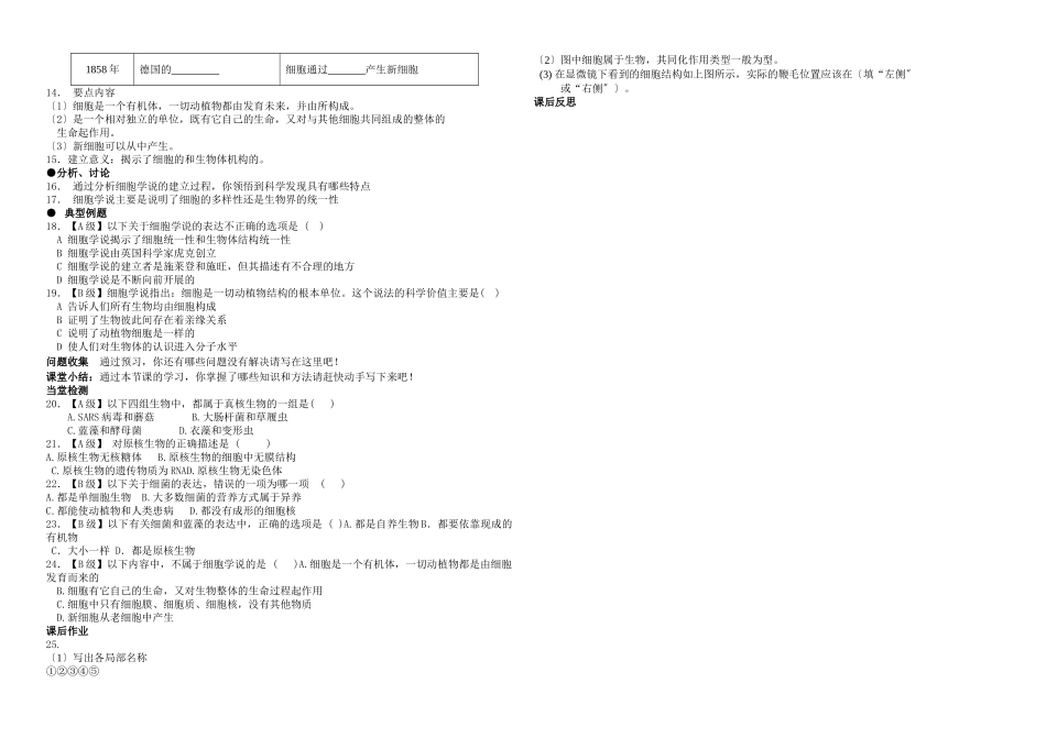 4第一章第二节细胞的多样性和统一性_第2页