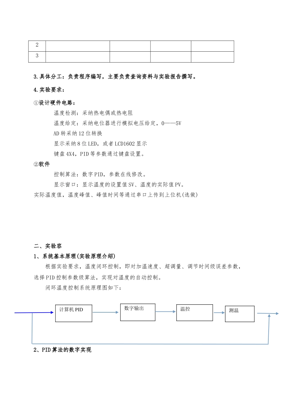 51系列单片机闭环温度控制实验报告_第2页