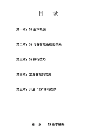 5S管理及推行  Word 文档