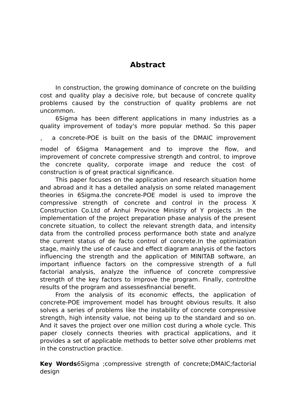 6Sigma在混凝土抗压强度析因设计说明_第3页