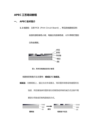 APEC工艺专业培训教程