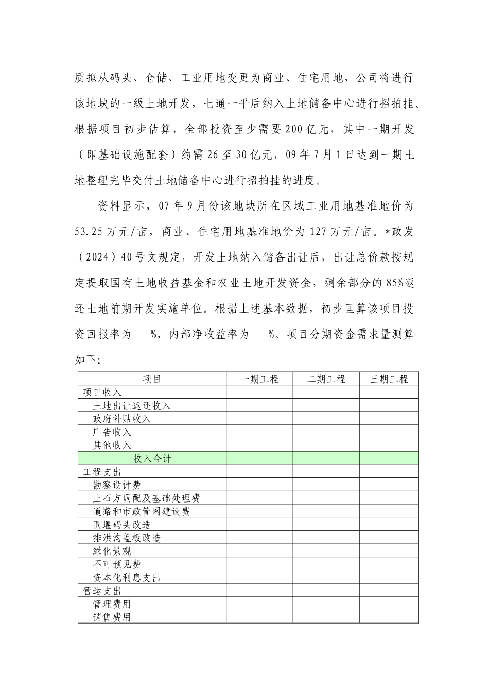 A公司某项目建设资金融资方案_第2页