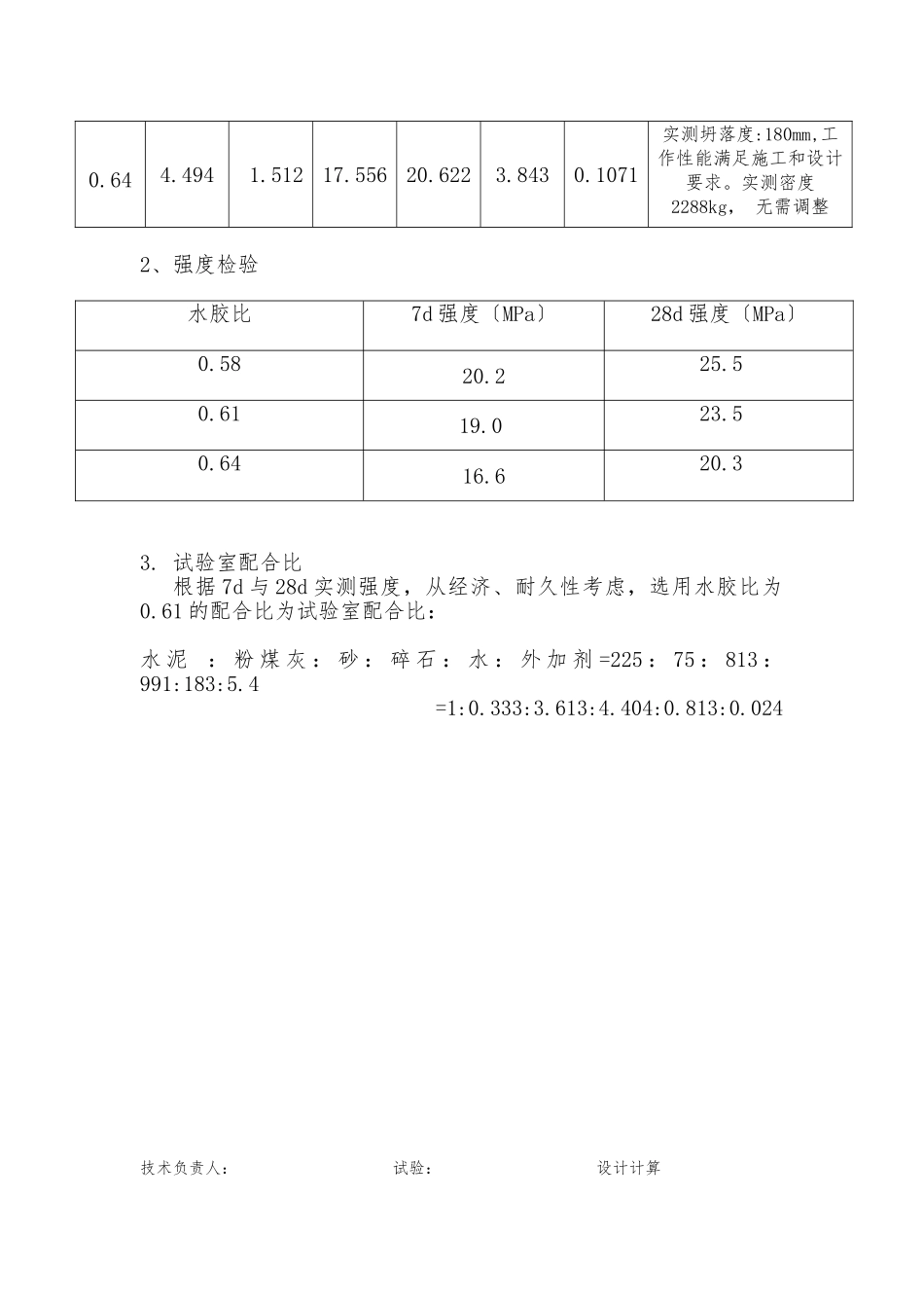 C15混凝土配合比设计报告--42.5_第3页