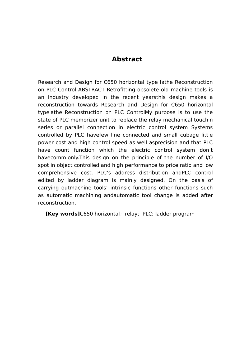 C650卧式车床电气控制系统的PLC改造设计说明_第3页