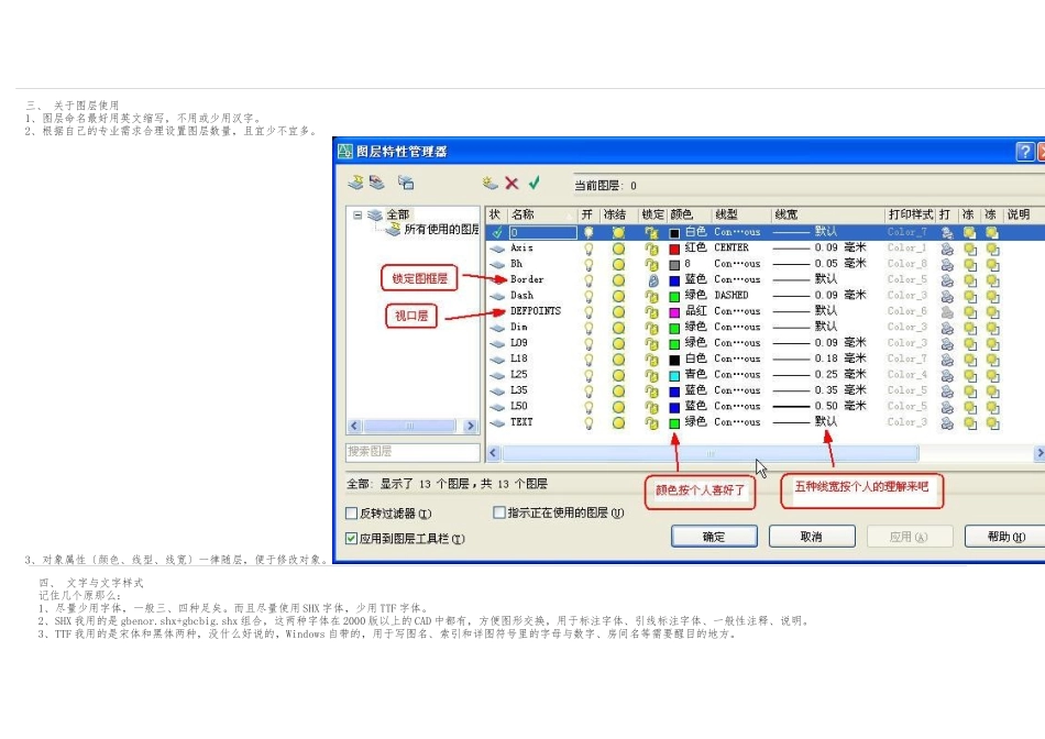 CAD图中样板的设置_第3页