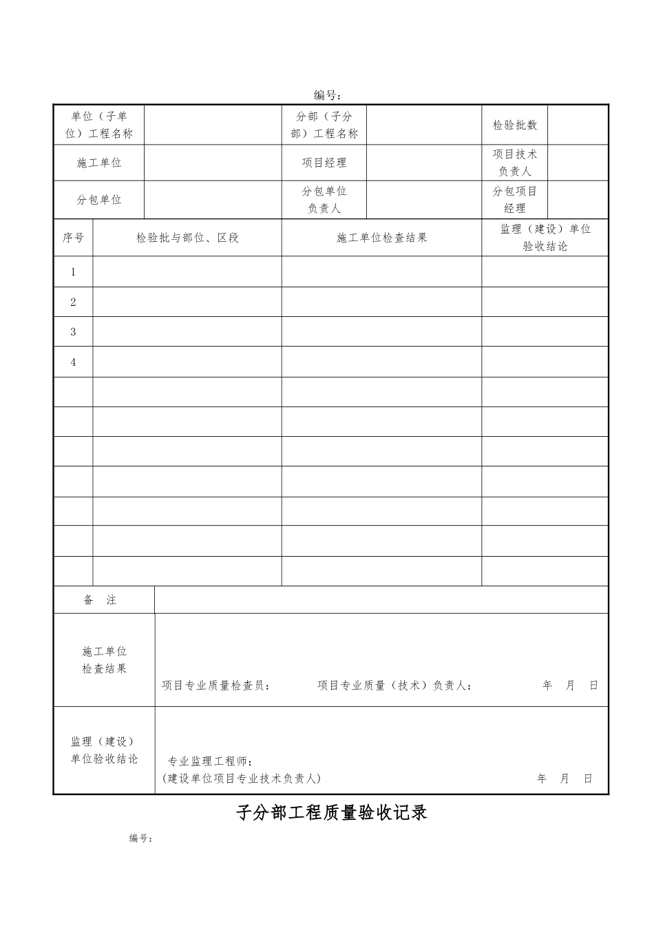 DLT5210.1其他质量验收记录表_第2页