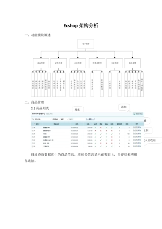 Ecshop架构分析流程图