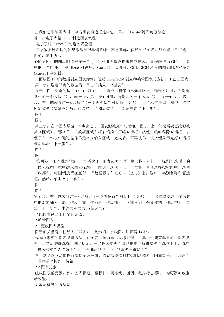 Excel制作图表教程精选_第2页