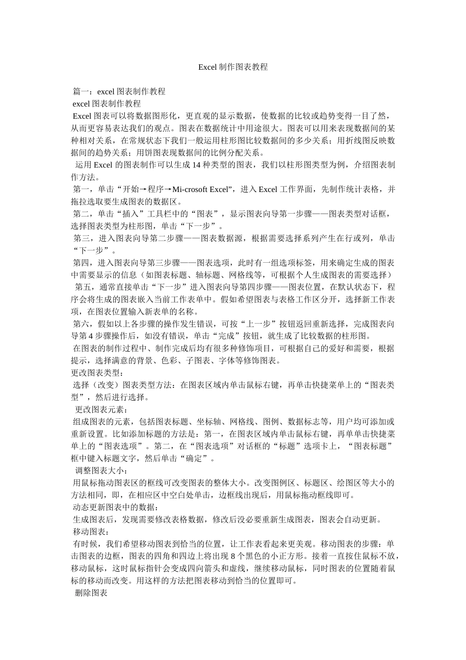 Excel制作图表教程_第1页