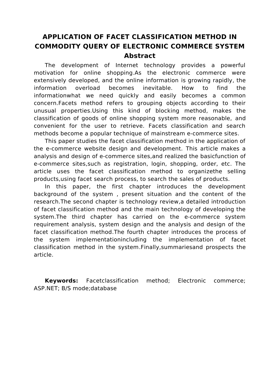 facet分类方法在电子商务系统商品查询中的应用毕业论文_第3页