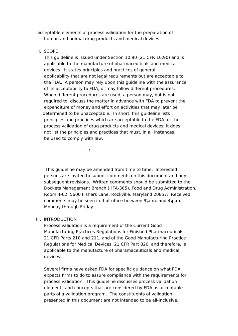 FDA美国食品药物管理局工艺验证的指南_第2页
