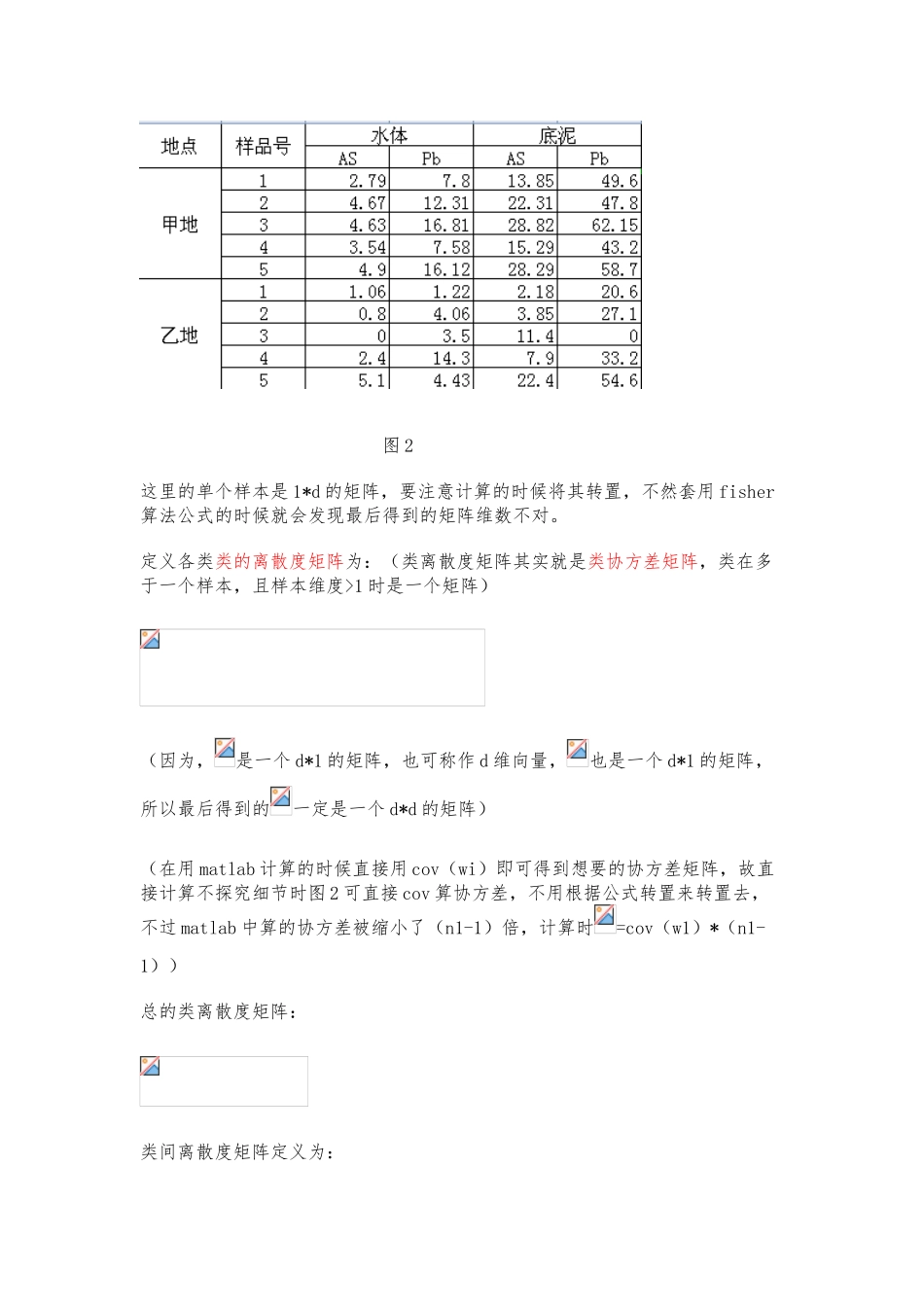 fisher算法及其matlab实现_第2页